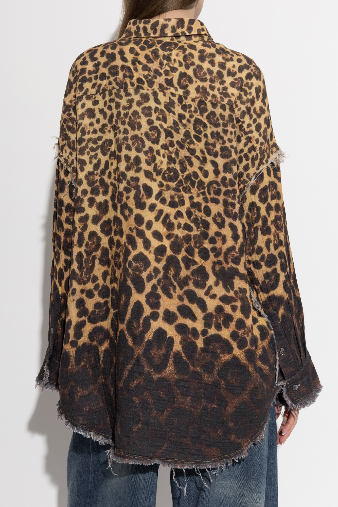R13 Cotton shirt with animal motif | Women's | Vitkac